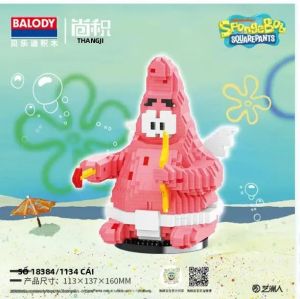 Bộ Khối Xây Dựng Micro SpongeBob SquarePants Patrick Star Squidward - Đồ Chơi Giáo Dục Theo Chủ Đề Anime Cho Trẻ Em Quà Tặng Sinh Nhật