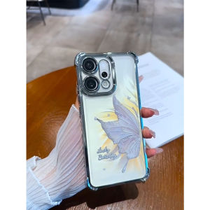 เคส OPPO Reno 14 13 5G เคส OPPO Reno 14 13 Pro 5G เคส OPPO Reno 13F 14F 5G ผีเสื้อหลายตัวสี่มุมถุงลมนิรภัยหนาป้องกันการตกเคสโทรศัพท์มือถือ