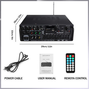 Sunbuck 2000W 2.0 Channel Bluetooth 5.0 Audio Power Amplifier: A Comprehensive Guide