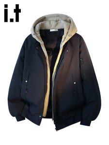 izzue | Áo Khoác Thermal Phong Cách Casual Đa Lớp Có Mũ
