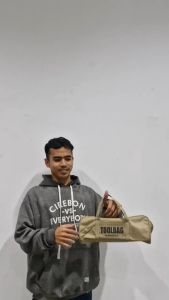 Kenmaster Tas Perkakas Tool Bag Bahan Kanvas Warna Coklat