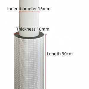 Self-adhesive Sponge Rubber Pipe Tube Protector Waterproof Pipeline Holder 16-60MM Thermal Insulation Tubular Protective Sleeve