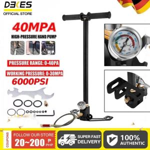 DEKES Air Pump For Pcp Airgun Pcp Pump 6000Psi High Pressure Hand Pump 3 Stage Air Pump For Tires Infator