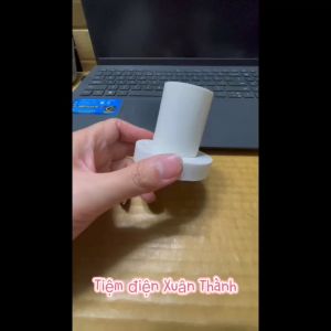 Đuôi Đèn 2 trong 1 chỉnh thẳng xéo Không Dây E27 nhựa dày cty Việt Nam (tặng kèm vít tắc kê gắn tường)