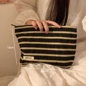 Ins Colliding Color Large Capacity Travel Cosmetic Bag Womens Portable Toiletry Bag Storage Pouch for Skincare Products