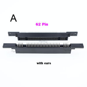 62 Pin Game Cartridge Slot Connector Replacement 2.54mm Pitch For SFC SNES Super Console Repair Part