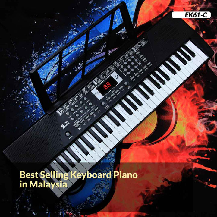 61 Keys Electronic Keyboard, Children's Digital Piano Keyboard, Self ...