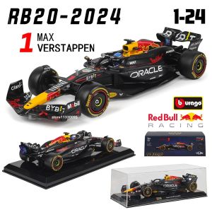 Mô Hình Xe Hơi Hợp Kim Đúc Tỷ Lệ 1:24 Bburago F1 Oracle Red Bull Racing 2024 Đồ Chơi Sưu Tầm Max Verstappen & Sergio Perez