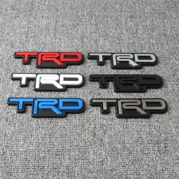 Toyota TRD Grille and Rear Emblem Replacement Metal Sticker | Lazada PH