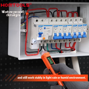 HOMTOOLS💥HM65 Máy kiểm tra điện áp AC 12 ~ 1000V Phát hiện điện áp không tiếp xúc Độ nhạy cảm cao Chuyển đổi Bút kiểm tra Dòng dò Bút kiểm tra kỹ thuật số