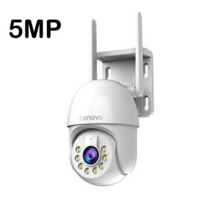 Lenovo | Lenovo 3MP Wireless Security Camera Outdoor 5X Zoom CCTV Surveillance Security Protection Night Vision Waterproof Home Cameras