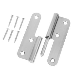 4 Inch Thick Door Hinge Removable Fireproof with Round Corner for Safe Office Storage Doors