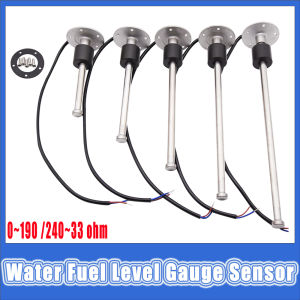 150mm-600mm Water Fuel Level Sensor 0-190Ohm/240-33ohm Sensor for Marine Boat Yacht Car Oil Liquid Tank Fuel Sender Unit Sensors