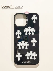 Creative Benefit Brand Silicone Phone Case Cross Design Protective Cover for  11 Xsmax Transparent XR Compatible with 12 13 pro Max