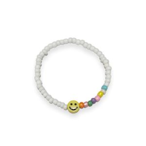 Novia Rainbow Smile Bracelet Gelang Senyum Warna Warni Manik Beads Elastis Elastic Bracelet