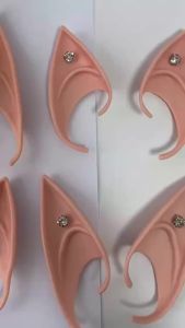 Yêu Tinh Thiên Thần Tai Silicon Cosplay Đạo Cụ Cổ Tích Tai Ma Cà Rồng Cho Halloween Tiệc Hóa Trang Tự Làm Trang Phục Phụ Kiện Ảnh Đạo Cụ