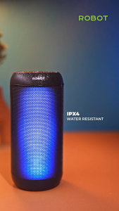 GAMEN X ROBOT Speaker Bluetooth Wireless Anti Air Waterproof IPX4 Superbass RGB Light 10W Speaker Portable with KRGB Light RB510 Original - Garansi 1 Tahun