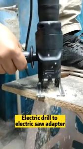 Adaptor Bor Jigsaw Gergaji Potong Kayu Besi Mesin Reciprocating Jig Saw BG65-A