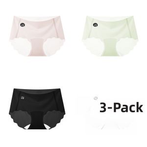 miiow | Ice Silk Womens Underwear Triangle Shorts Yoga Fitness Antimicrobial Seamless Comfortable Breathable Summer Innerwear Briefs