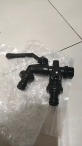 Universal Dual Tap Water Tap Faucet Double Water Outlet For Double Water Supply Tap