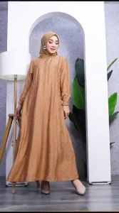 Gamis Linen Terbaru abiya