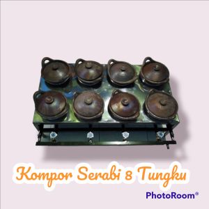 KOMPOR SERABI sorabi 8 TUNGKU PLUS CETAKAN DARI TANAH