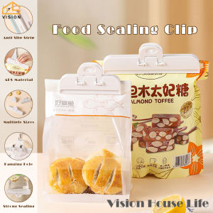Vision Plastic Food Sealing Clips Versatile Bag Clips Snack Clip Moisture-proof Clips Seal Grip for Tea/Snacks/Milk Powder Airtight Freshness