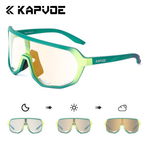 Kapvoe | Kapvoe Photochromic Hiking Eyewear Glasses Camping Bike Bicycle UV400 Sunglasses Sports for Men Women Cycling Running Glasses