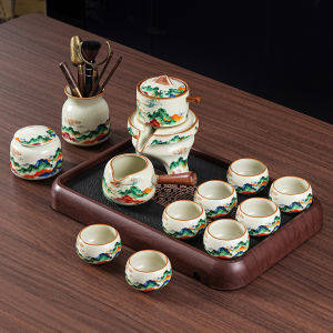 PUQI | Automatic Luxurious Chinese Tea Set