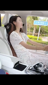 Memory Cotton Auto Car Neck Pillow Set Car Neck Pillow Headrest Non-Temperature-Sensitive Memory Foam Ergonomic Design