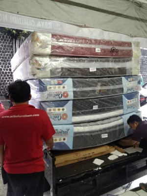 Kasur Springbed Central DELUXE ful pegas tebal 25 cm garansi 10 thn khusus Bandung dan Cimahi