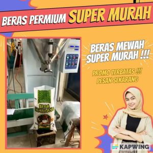 Rumah Idaman - Beras Premium Spesial 10kg Sega Jamblang Putih Bersih Promo Super Murah Gratis Ongkir