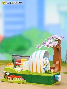 Đồ Chơi Xếp Hình Lắp Ráp Doraemon Nobita Keeppley Bảo Bối Đường Hầm Gulliver K20417