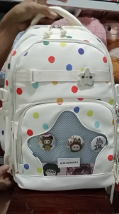 Balo thời trang balo trung học họa tiết hoạt hình mã 3716