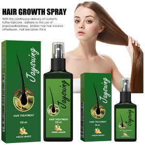 Hair Growth Spray Ginger Massage Scalp Damaged Treatment Solution Nourish Roots Fast Grow Anti Hair Loss Serum Beauty Health
