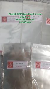ONE SHEET 9X20 TEBAL 20 MIC/ PLASTIK BOLU GULUNG
