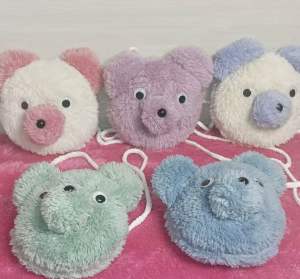 TAS SELEMPANG KEPALA BERUANG TEDDY BEAR TAS ANAK TAS LUCU KARAKTER BERUANG LUCU KEKINIAN