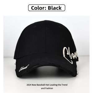 JIFANPAUL | Wide Brim Adjustable Embroidered Fashionable Hard Top Cap