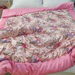 ciiemen | Silky Patterned Handmade Cotton Quilt Soft Bed Cover