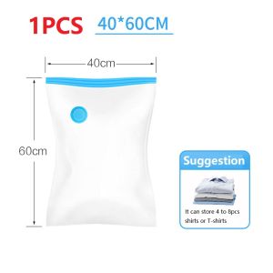 Vacuum Storage Organizer Bags Home Wardrobe Clothes Compression Packaging Sealing Bag for Travel Suitcases Save-Space Organizer