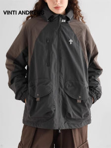 Versatile Functional Hooded Jacket Thin Retro Design