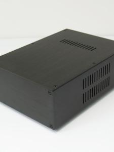 All Aluminum Black DIY Computer Case HiFi Amplifier Front Panel Power Supply Separate Body for Audio Video Appliances Accessories