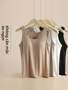 MiiOW | Áo ba lỗ không dây MiiOW dành cho nữ mùa hè mỏng có đệm ngực Áo khoác ngoài Áo lót thường ngày Áo ba lỗ không dây màu trơn