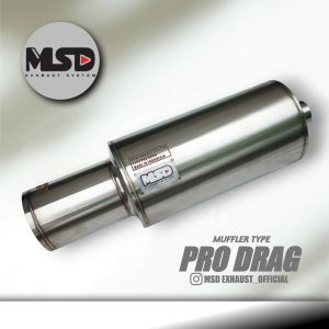KNALPOT MOBIL MSD EXHAUST TYPE PRO DRAG