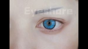 LensFine คอนแทคเลนส์อนิเมะคอสเพลย์ ซอฟต์เลนส์สำหรับตาโต เส้นผ่านศูนย์กลางเลนส์ 1 คู่ x 14.5mm