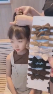 Ribbon Bow Hair Band 🎀 蝴蝶结发圈 Getah Rambut Reben Gaya Korea Comel Hair Tie Elastic Cute Korean Fashion Hair Accessories Woman