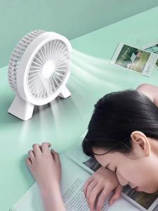 SeeSayes USB Original Fan Quiet Operation Mini Fan Portable Speed Mini Multifunctional Small Personal Desktop Table Fan