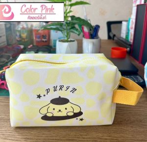 กระเป๋าเครื่องสำอาง กระเป๋าผ้าลายตุ๊กตาน่ารัก สีสันสดใส มีหลายแบบหลายสี มีสายหิ้วคล้องแขน