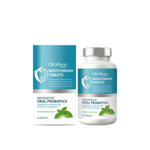 oralhoe | Oralhoe Mouthwash Tablets for Teeth Whitening Bad Breath Prevention & Fresh Breath Mint Oral Care Probiotics Mouthwash Tablets