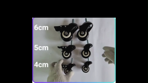 Bánh xe đẩy hàng mini ty ren  bánh xe công nghệ Nhật Bản